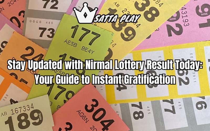nirmal lottery result today